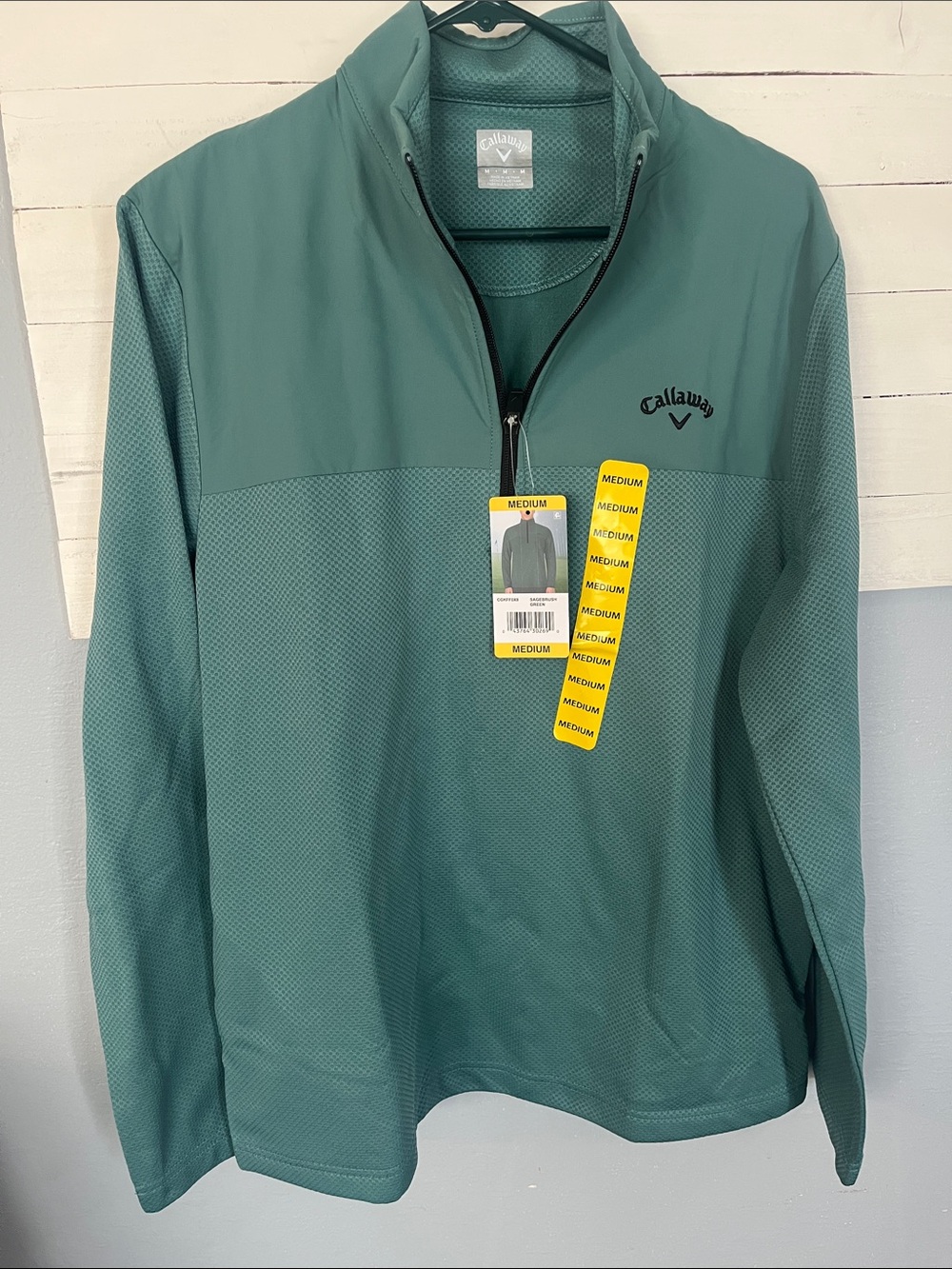 Callaway Green Half-Zip Pullover